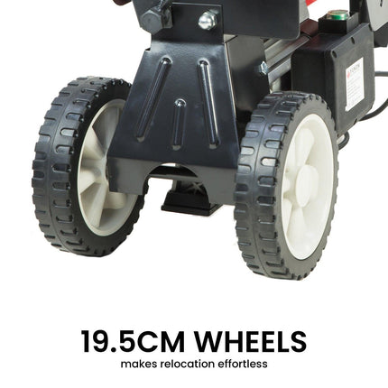Yukon 7 Ton Electric Log Splitter With Side Protectors Axe Wood Cutter.