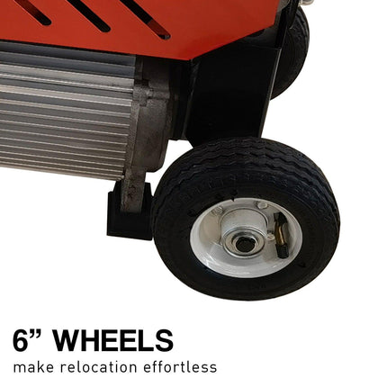 Yukon 8 Ton 2.2kw Heavy-duty Electric Hydraulic Log Splitter.