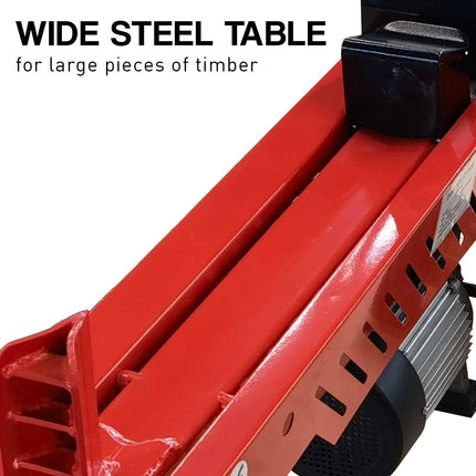 Yukon 8 Ton 2.2kw Heavy-duty Electric Hydraulic Log Splitter.