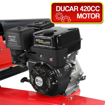 Yukon 60 Ton 420cc Hydraulic Log Splitter Petrol Engine Wood Firewood Cutter.