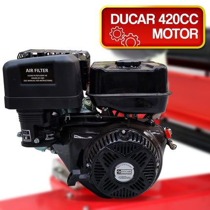 Yukon 60 Ton 420cc Hydraulic Log Splitter Petrol Engine Wood Firewood Cutter.