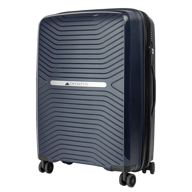 Olympus Astra 20in Lightweight Hard Shell Suitcase - Aegean Blue.