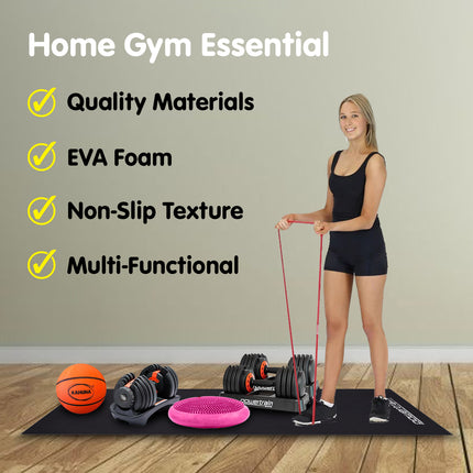 Powertrain 1.5m Exercise Equipment Mat.