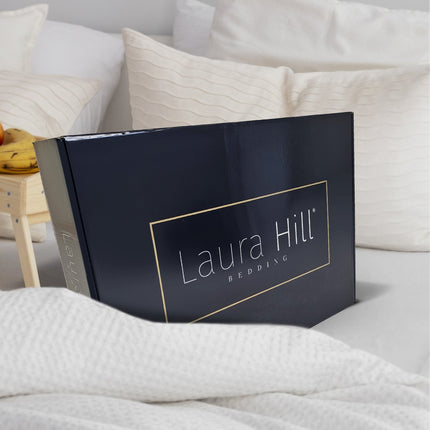 Laura Hill Mink Blanket Queen Size Double-sided Soft Plush Bed Faux Throw Rug 220 X 240cm (pink).