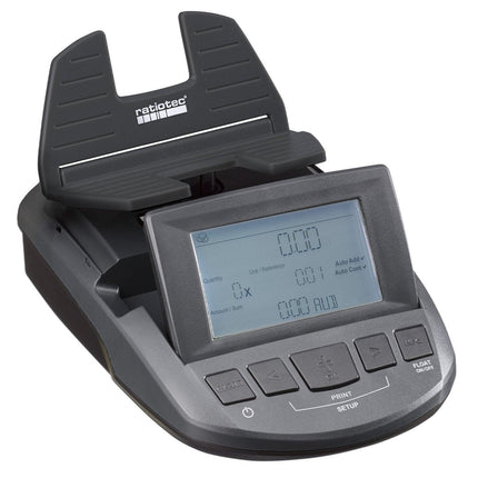 Ratiotec Digital Coin Note Money Counter Currency Scales Australian Notes Portable - Made In Germany.