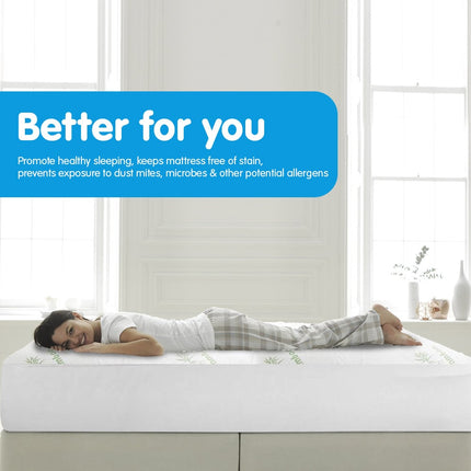 Laura Hill Bamboo Mattress Protector- King.