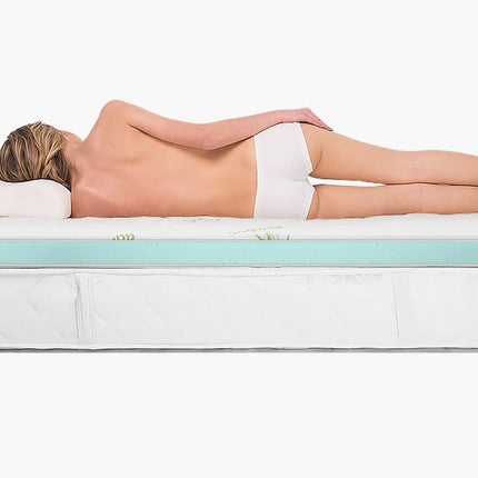 Laura Hill Cool Gel Memory Foam Mattress Topper - King Single.
