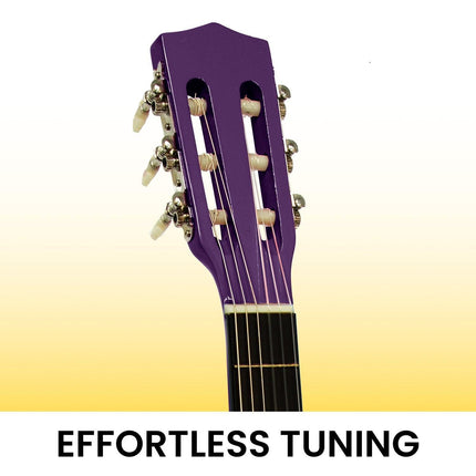 Karrera 34in Acoustic Children no cut Guitar - Purple.