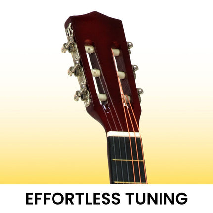 Karrera 34in Acoustic Wooden Childrens Guitar - Sunburst.