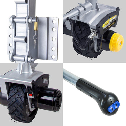 Mini Mover 12v 550w Gen3 Electric Motorised Jockey Wheel.