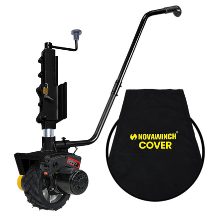 Mini Mover Gen3 12V 550W Electric Motorised Jockey Wheel - Black.