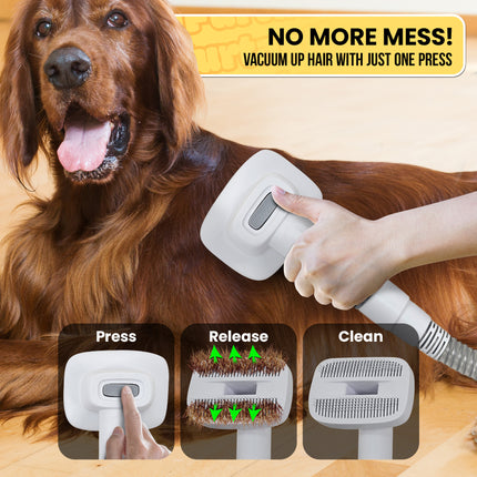 Furtastic 8-in-1 Xl Pet Grooming Kit Vacuum Cleaner.