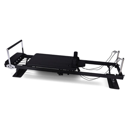Powertrain Aria Steel Foldable Pilates Board Reformer Multifunctional Core Exercise Set Ab Trainer With Platform Extender Sitting Box Jumpboard And Footbar For Indoor Outdoor Full Body Fitness Home.