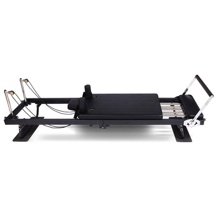 Powertrain Aria Steel Foldable Pilates Board Reformer Multifunctional Core Exercise Set Ab Trainer With Platform Extender Sitting Box Jumpboard And Footbar For Indoor Outdoor Full Body Fitness Home.