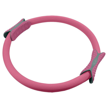 Powertrain Pilates Ring Band Yoga Home Workout Exercise Band Pink.
