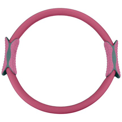 Powertrain Pilates Ring Band Yoga Home Workout Exercise Band Pink.