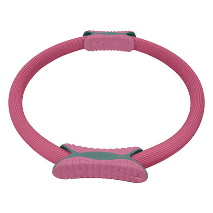 Powertrain Pilates Ring Band Yoga Home Workout Exercise Band Pink.