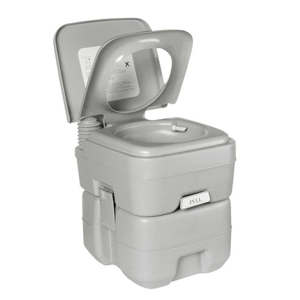 Wallaroo 20l Camping Portable Toilet Press Flush Pump.