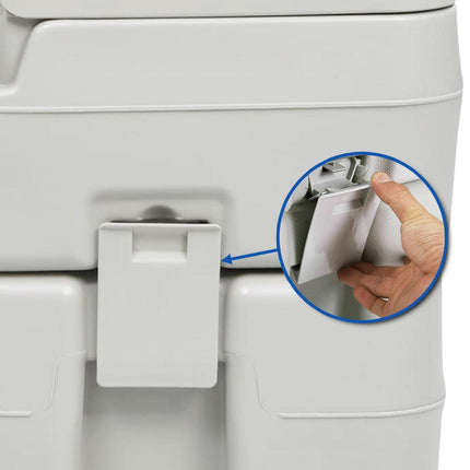 Wallaroo 20l Camping Portable Toilet Press Flush Pump.