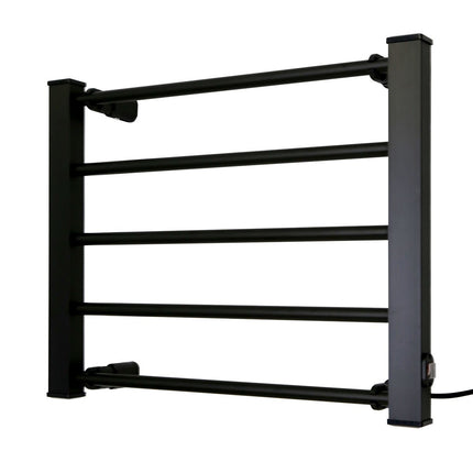 Pronti Heated Towel Rack Electric Bathroom Towel Rails Warmer Ev-90 -black.