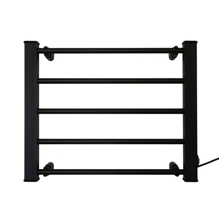 Pronti Heated Towel Rack Electric Bathroom Towel Rails Warmer Ev-90 -black.