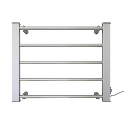 Pronti Heated Towel Rack Electric Bathroom Towel Rails Warmer Ev-90- Silver.