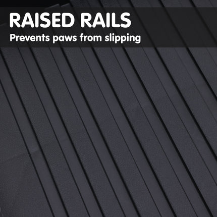Furtastic 152cm Portable Dog Pet Ramp - Black.