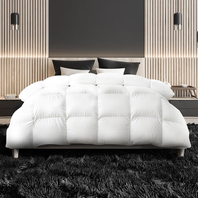 Laura Hill 500GSM Duck Down Feather Quilt Comforter Doona - Queen.