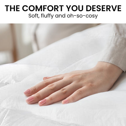 Laura Hill 500GSM Duck Down Feather Quilt Comforter Doona - Queen.