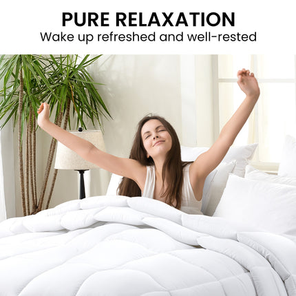 Laura Hill 500GSM Duck Down Feather Quilt Comforter Doona - Super King.