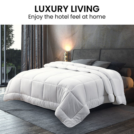 Laura Hill 500GSM Duck Down Feather Quilt Comforter Doona - Super King.