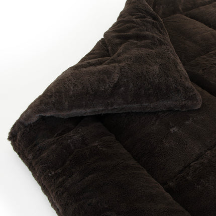 Laura Hill 600GSM Faux Mink Comforter Quilt Duvet Doona - Queen.