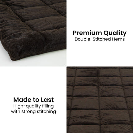 Laura Hill 600GSM Faux Mink Comforter Quilt Duvet Doona - Queen.