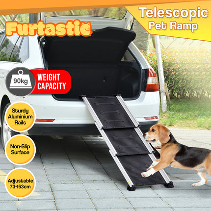 Furtastic Heavy-Duty Aluminium Telescopic Dog Pet Ramp.