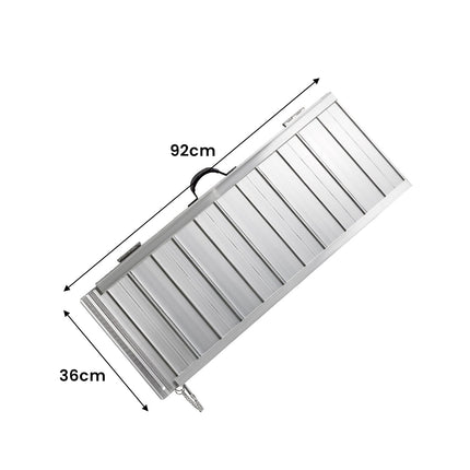 Kartrite 3ft Aluminium Foldable Wheelchair Ramp R01.
