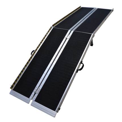 Kartrite Folding Aluminium Wheelchair Ramp 8FT Portable Mobility Access Ramp.