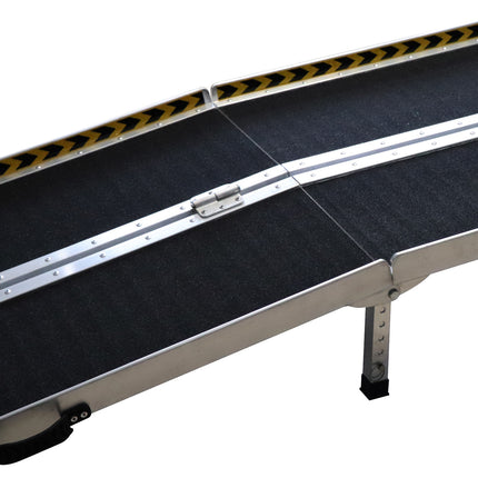 Kartrite Folding Aluminium Wheelchair Ramp 8FT Portable Mobility Access Ramp.