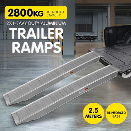 Kartrite 2x Heavy Duty Loading Ramps - 2.5m.