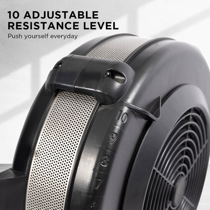 Powertrain Air Rowing Machine Resistance Rower for Home Gym Cardio.
