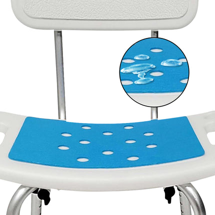 Orthonica Height Adjustable Aluminium Shower Chair With Shower Head Holder.