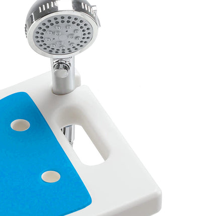Orthonica Height Adjustable Aluminium Shower Chair With Shower Head Holder.