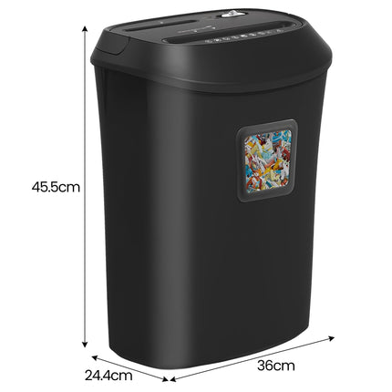 Centurion 25L 12-Sheet Paper Shredder Electric Cross-Cut Home & Office Cutter.