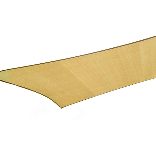 Wallaroo Rectangular Shade Sail Sand: 3m x 4m.