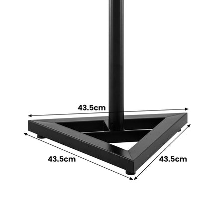 Karrera Adjustable Floor Speaker Stand Surround Sound - Black.