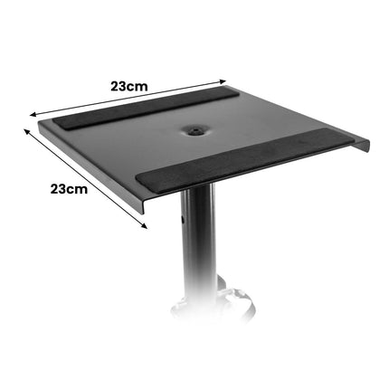 Karrera Adjustable Floor Speaker Stand Surround Sound - Black.