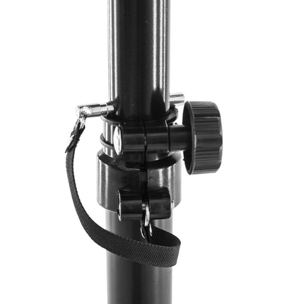 Karrera Adjustable Floor Speaker Stand Surround Sound - Black.