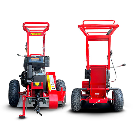 Ducar Stump Grinder 457cc 18HP Petrol Engine with Key Start & Tungsten Carbide Teeth.