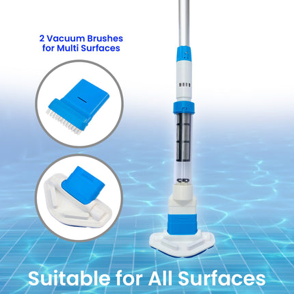 Aquajack 127 Portable Rechargeable Spa and Pool Vacuum Cleaner.