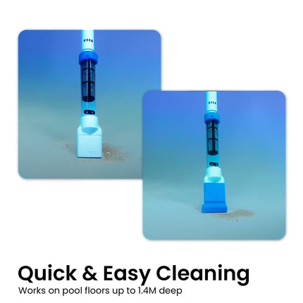 Aquajack 127 Portable Rechargeable Spa and Pool Vacuum Cleaner.