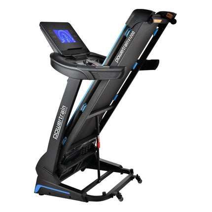 Powertrain V1200 Treadmill with Shock-Absorbing System.